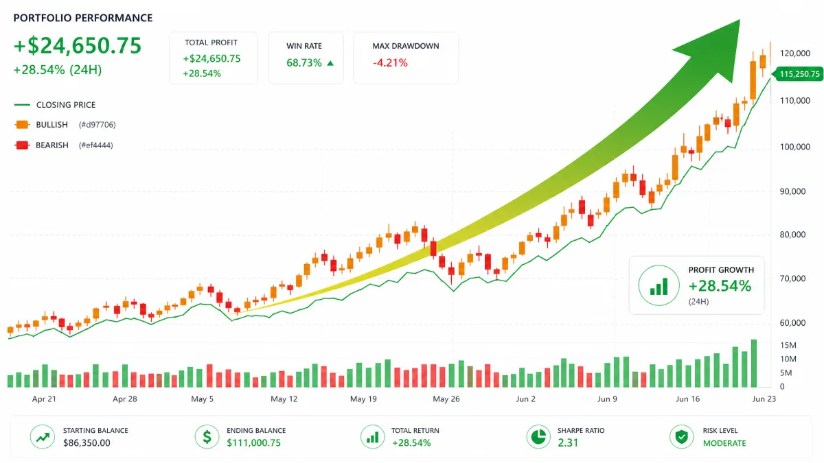 Lavandbit Sammet — profit growth chart